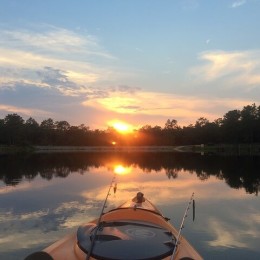 kayak on thelake